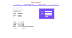 Desktop Screenshot of janesyriacmd.com